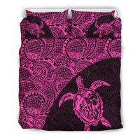 Turtle Mermaid Polynesian Duvet Cover Set 02 TH90 Black - Polynesian Pride