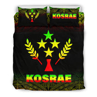 Kosrae Duvet Cover Set - Reggae Fog Style - Polynesian Pride