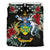 Solomon Islands Duvet Cover Set - Solomon Coat Of Arms Hibiscus - Polynesian Pride