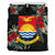 Kiribati Duvet Cover Set - Kiribati Coat Of Arms Hibiscus - Polynesian Pride