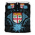 Fiji Duvet Cover Set - Fiji Flag & Blue Hibiscus - Polynesian Pride