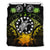 Cook Islands Duvet Cover Set - Flag Turtle & Reggae Hibiscus - Polynesian Pride