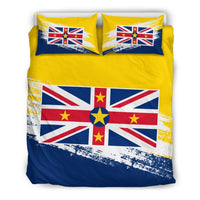 Niue Duvet Cover Set - Niue FLag Premium 1 - Polynesian Pride