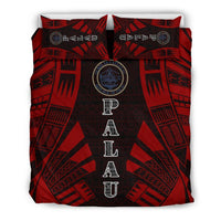Palau Duvet Cover Set - Polynesian Tattoo Red - Polynesian Pride