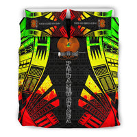 Papua New Guinea Duvet Cover Set - Polynesian Tattoo Reggae - Polynesian Pride