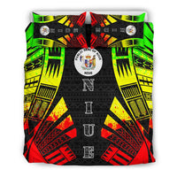 Niue Duvet Cover Set - Polynesian Tattoo Reggae - Polynesian Pride