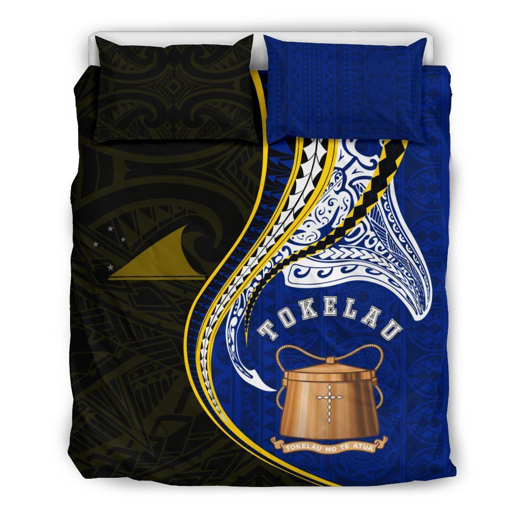 Tokelau Bedding Set - Tokelau Coat Of Arms Kanaloa Tatau Gen TK - Polynesian Pride