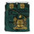 Polynesian Duvet Cover Set - Fiji Bedding Set Dark Green - Polynesian Pride