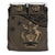 Solomon Island Duvet Cover Set - Flag & Coat Of Arms Brown - Polynesian Pride