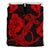 Hawaiian Anchor Poly Tribal Hibiscus Polynesian Bedding Set Red Red - Polynesian Pride