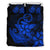 Hawaiian Anchor Plumeria Hamerhead Shark Polynesian Bedding Set - Blue Black - Polynesian Pride