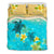 Polynesian Bedding Set - Turtles And Plumeria Duvet Cover Set - Polynesian Pride