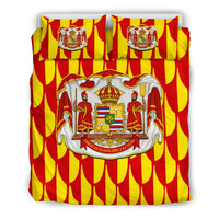 Hawaiian Kingdom State Motto Flag Polynesian Bedding Set Red - Polynesian Pride