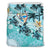 Polynesian Duvet Cover Set - Guam Bedding Set Blue Turtle Hibiscus - Polynesian Pride