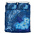 Hawaiian Dolphin Hibiscus Tropic Blue Polynesian Bedding Set Blue - Polynesian Pride