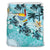 Polynesian Duvet Cover Set - Kiribati Bedding Set Blue Turtle Hibiscus - Polynesian Pride