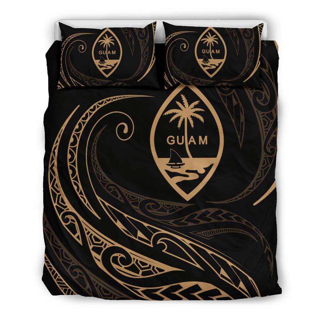 Guam Bedding Set - Gold - Frida Style Gold - Polynesian Pride