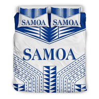 Polynesian Bedding Set - Manu Samoa Duvet Cover White Version - Polynesian Pride