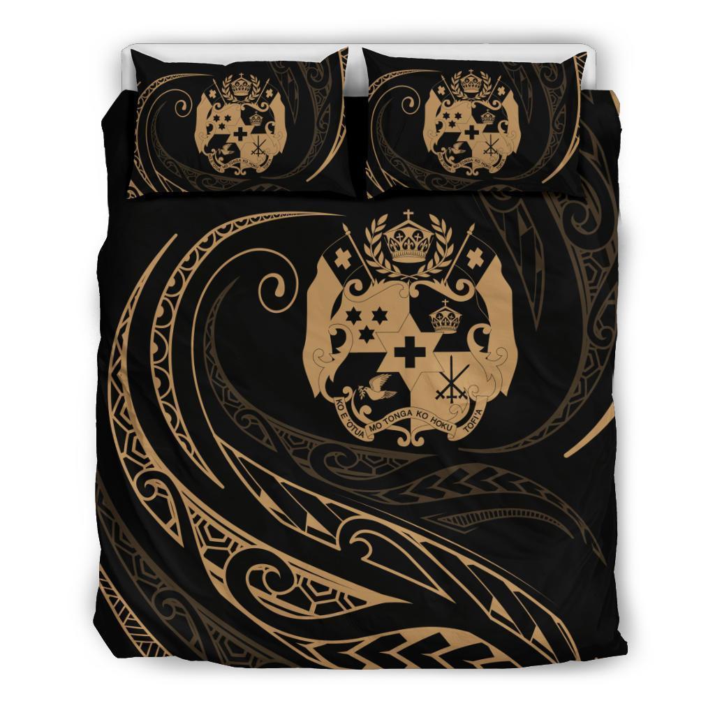 Tonga Bedding Set - Gold - Frida Style Gold - Polynesian Pride