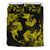 Hawaiian Hammerhead Shark Hibiscus Yellow Polynesian Bedding Set Yellow - Polynesian Pride