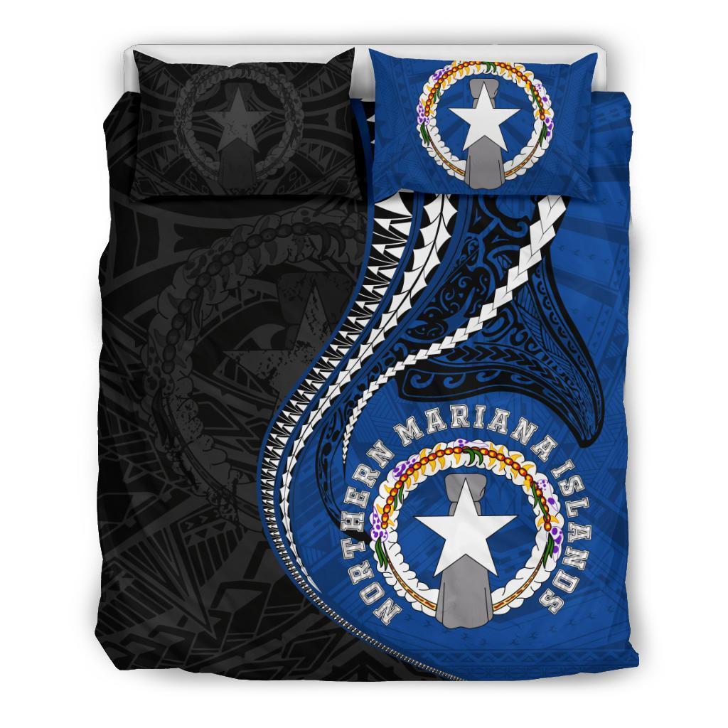 Northern Mariana Islands Bedding Set Kanaloa Tatau Gen MP Art - Polynesian Pride