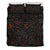 New Zealand Warriors Bedding Set Maori Tiki Vocalno Style Black - Polynesian Pride