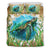 Cook Islands Bedding Set Sea Turtle Vintage - Polynesian Pride