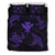 Polynesian Turtle Hammerhead Shark Ray Kanaka Hawaii Bedding Set Circle Purple - Polynesian Pride