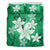 Hawaiian Plumeria Polynesian Bedding Set - Green Green - Polynesian Pride