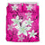 Hawaiian Plumeria Polynesian Bedding Set - Pink Pink - Polynesian Pride