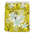 Hawaiian Plumeria Polynesian Bedding Set - Yellow Yellow - Polynesian Pride