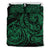 Polynesian Bedding Set - Hawaii Duvet Cover Set Green Turtle Tribal - Polynesian Pride