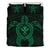 Hawaiian Turtle Kanaka Polynesian Bedding Set - Green Green - Polynesian Pride