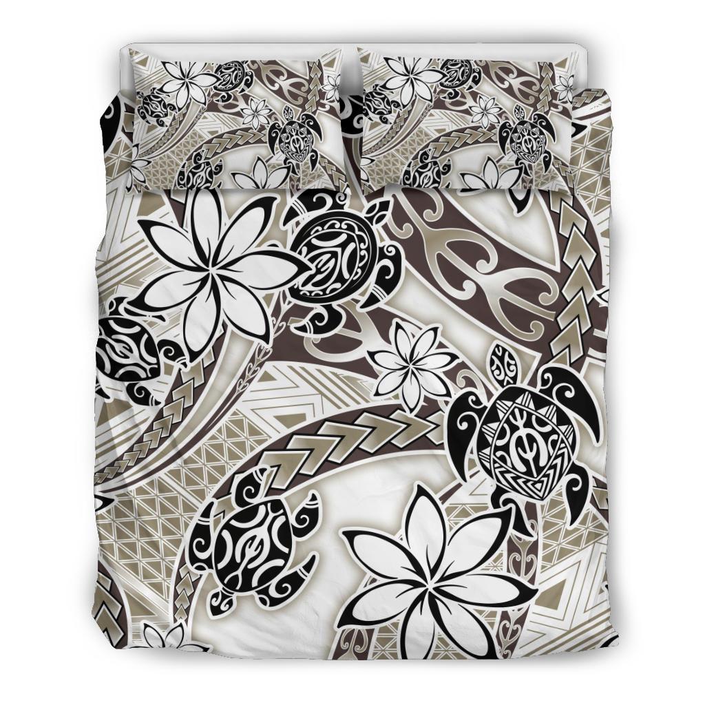 Polynesian Duvet Cover Set - Turtle Duvet Cover Set White - Polynesian Pride