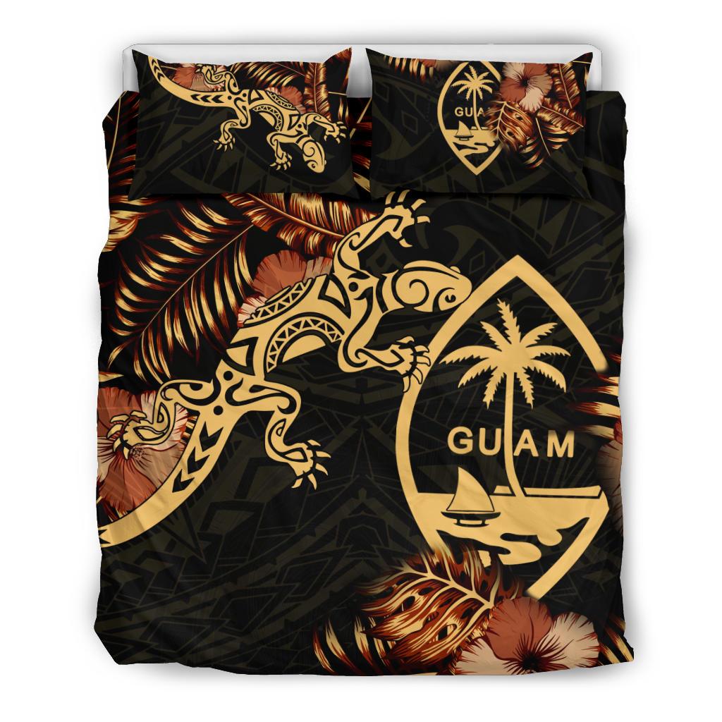 Polynesian Duvet Cover Set - Guam Duvet Cover Set Lizrad Lucky - Polynesian Pride