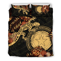 Polynesian Duvet Cover Set - Northern Mariana Islands Duvet Cover Set Lizrad Lucky - Polynesian Pride