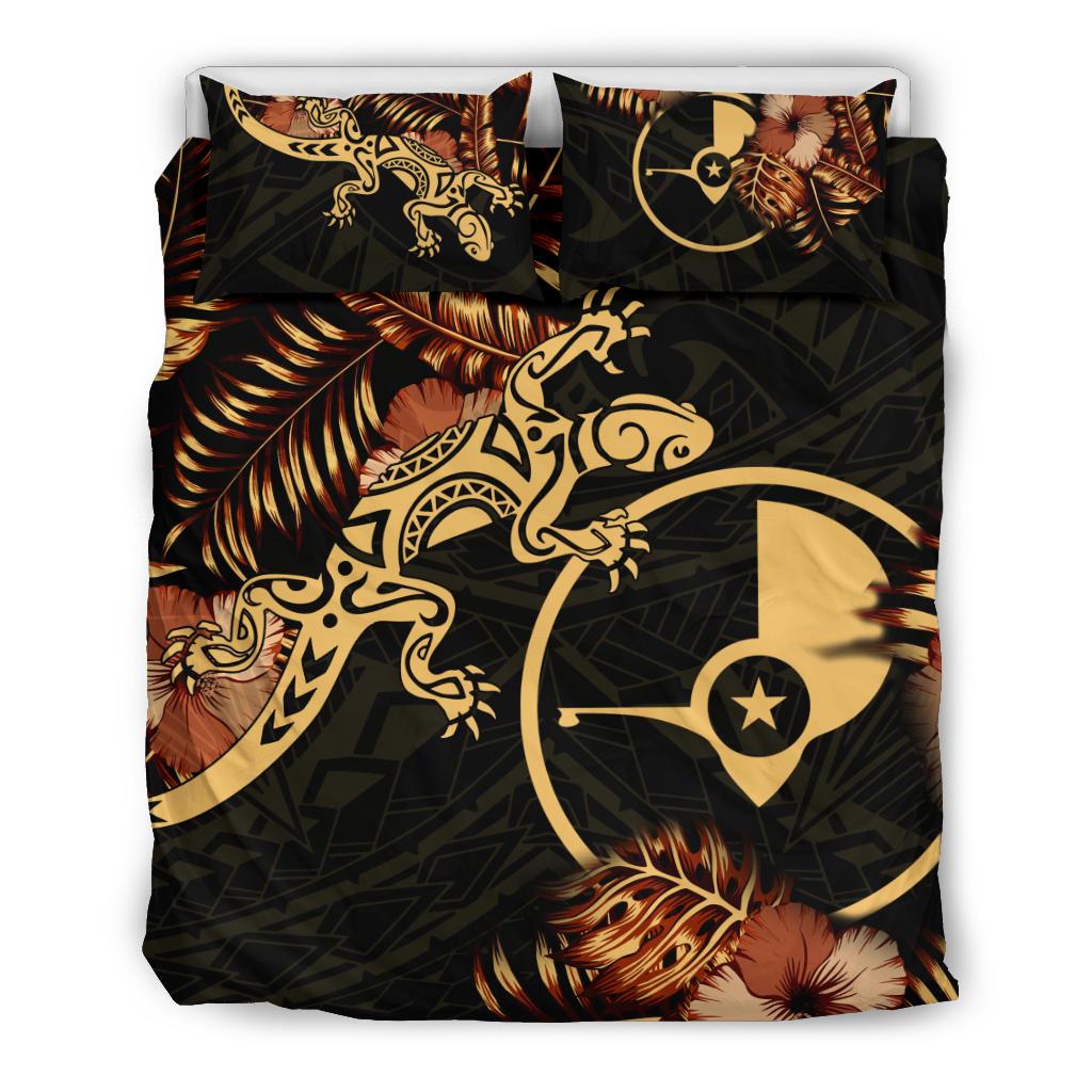 Polynesian Duvet Cover Set - Yap Duvet Cover Set Lizrad Lucky - Polynesian Pride