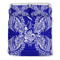 Polynesian Bedding Set - New Caledonia Duvet Cover Set Map Blue - Polynesian Pride