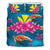 Hawaiian Plumeria Kanaka Turtle Sea Polynesian Bedding Set Blue - Polynesian Pride