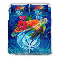 Polynesian Bedding Set Hawaii Duvet Cover Set - Turtle Under Sea - Polynesian Pride