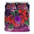 Polynesian Bedding Set - Purple Hibiscus Turtle Flowing Duvet Cover Set - Polynesian Pride