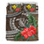 Kanaka Maoli (Hawaiian) Bedding Set - Polynesian Turtle Hibiscus Brown Brown - Polynesian Pride