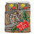 Kanaka Maoli (Hawaiian) Bedding Set - Polynesian Turtle Hibiscus Orange Orange - Polynesian Pride