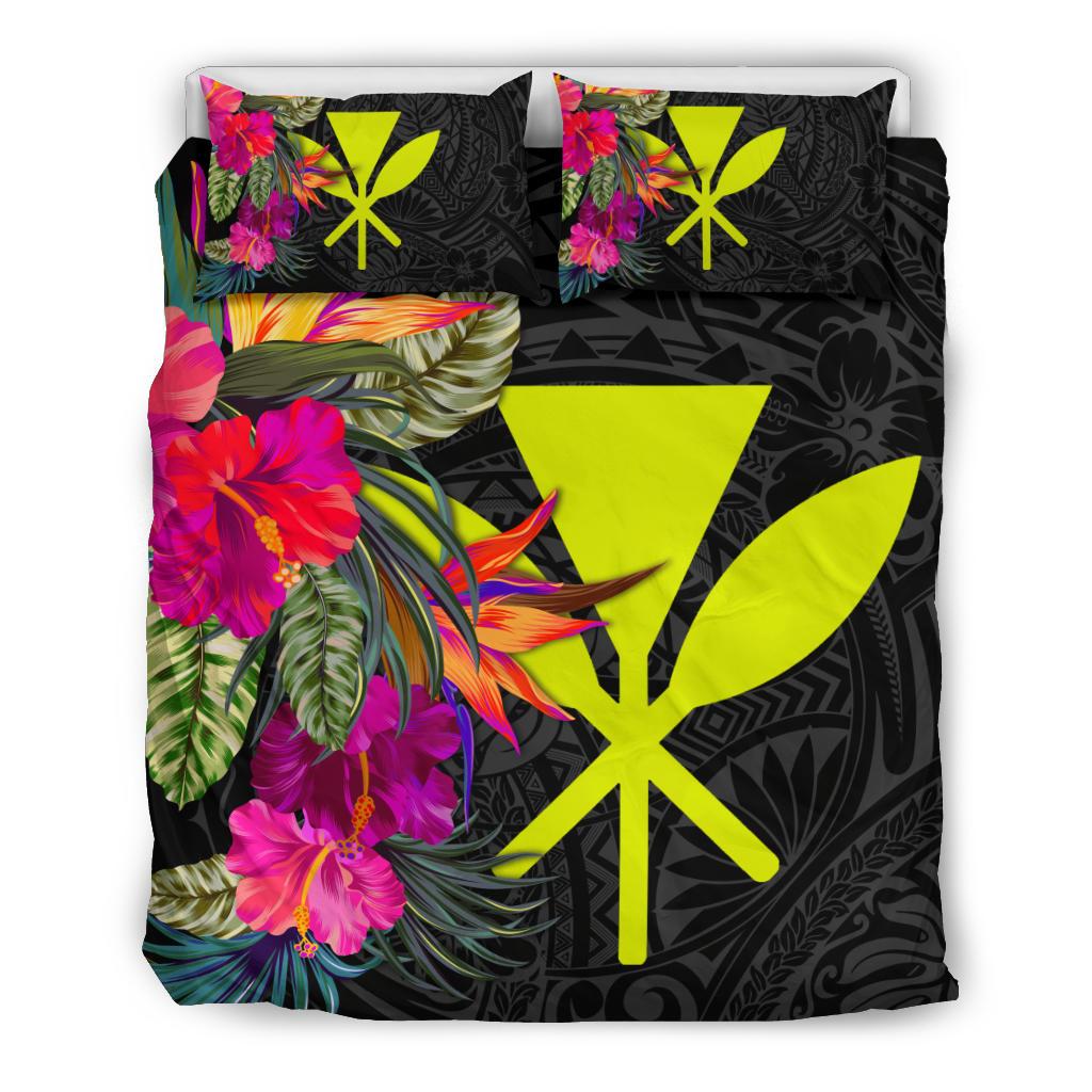 Hawaii Bedding Set Hibiscus Polynesian Pattern - Polynesian Pride