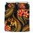 Polynesian Bedding Set - Tonga Duvet Cover Set - Gold Plumeria - Polynesian Pride