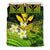 Kanaka Maoli (Hawaiian) Bedding Set, Polynesian Plumeria Banana Leaves Yellow - Polynesian Pride