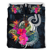 Polynesian Bedding Set - Vanuatu Duvet Cover Set Tropical Flowers - Polynesian Pride