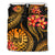 Polynesian Bedding Set - Tahiti Duvet Cover Set - Gold Plumeria - Polynesian Pride