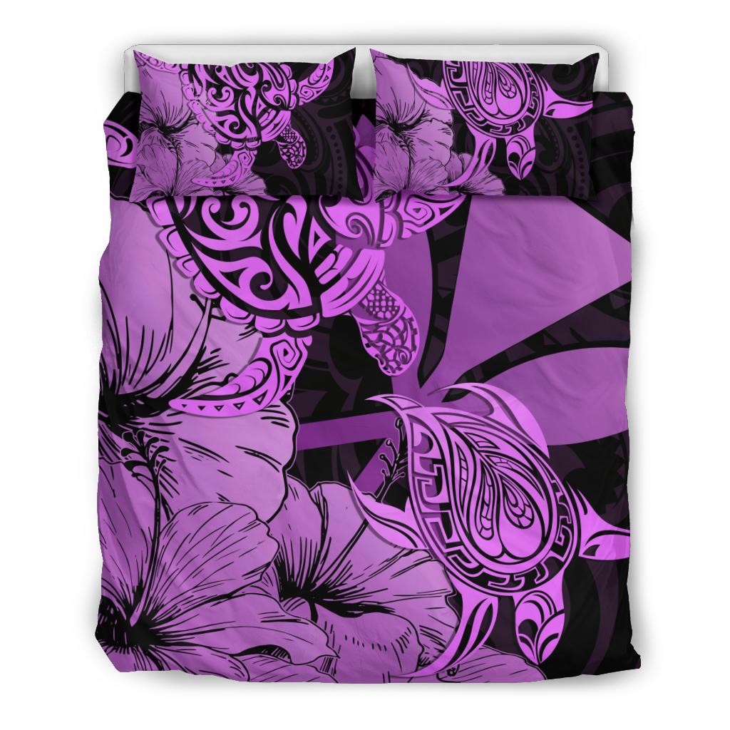 Hawaii Turtle Bedding Set Polynesian Hibiscus Art Ver 2.0 Pink AH Pink - Polynesian Pride