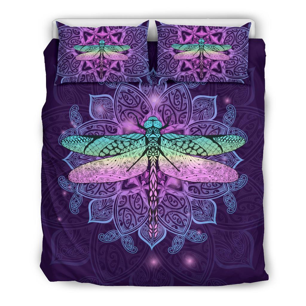 Maori Mandala Dragonfly Bedding Set - Polynesian Pride